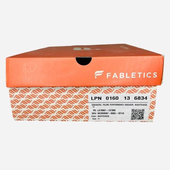 Fabletics NIB Athletic Sneaker Size 11 Palms Performance Black Gym Running - Picture 15 of 15